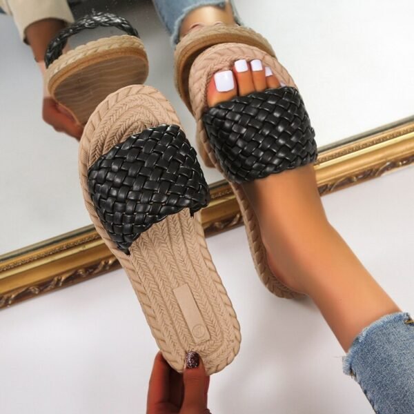 Chinelo Feminino Trançado Verão