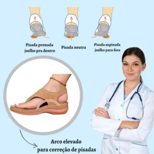 Sandália Ortopédica Plataforma Confort 1 Sandalia Ortopedica Plataforma Confort