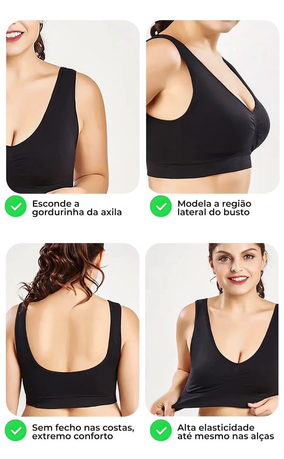 Sutiã Maximus Confort (Compre 1 Leve 3) 44 maximus confort