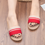 Chinelo Feminino Confortável Marine vermelho