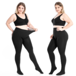 Meia Calça Plus Size Forrada preta