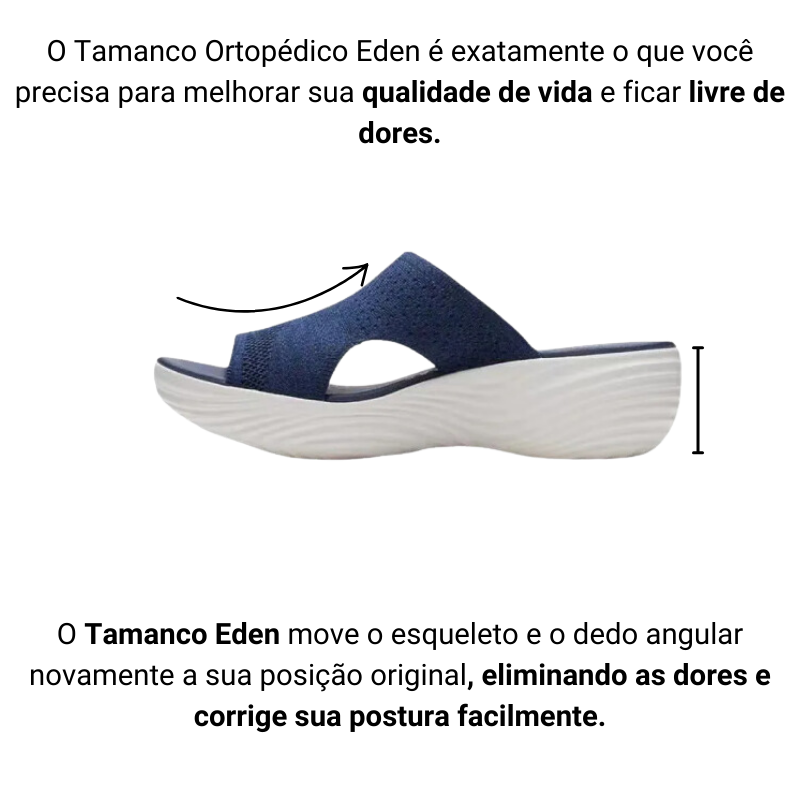 Tamanco Ortopédico Feminino Eden
