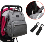 Bolsa Mochila Maternidade cinza