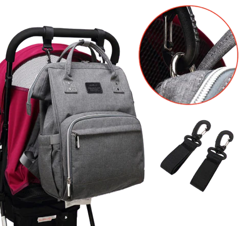 Bolsa Mochila Maternidade LeQueen USB 5 Bolsa Mochila Maternidade LeQueen USB