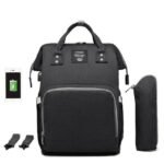 Bolsa Mochila Maternidade preta