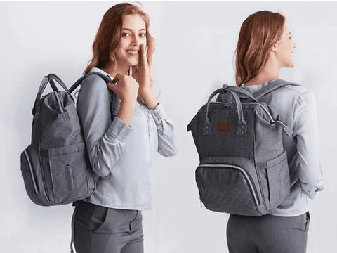 Bolsa Mochila Maternidade LeQueen USB 4 Bolsa Mochila Maternidade LeQueen USB