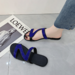 Rasteirinha Feminina azul