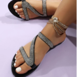 Rasteirinha Feminina prata