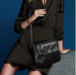 Bolsa Transversal Feminina Liana Preta