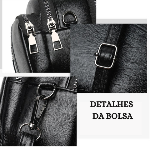 Bolsa Couro Jade 2 Detalhes da Bolsa de Couro
