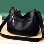Bolsa de couro preto