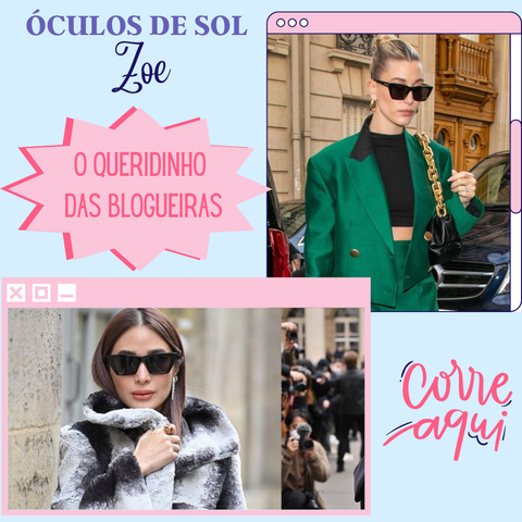 Óculos de Sol Feminino Quadrado Zoe