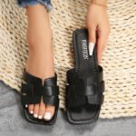 Rasteirinha Feminina preto