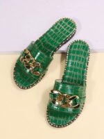 Rasteirinha Feminina verde