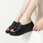 Sandália Ortopédica Feminina preta