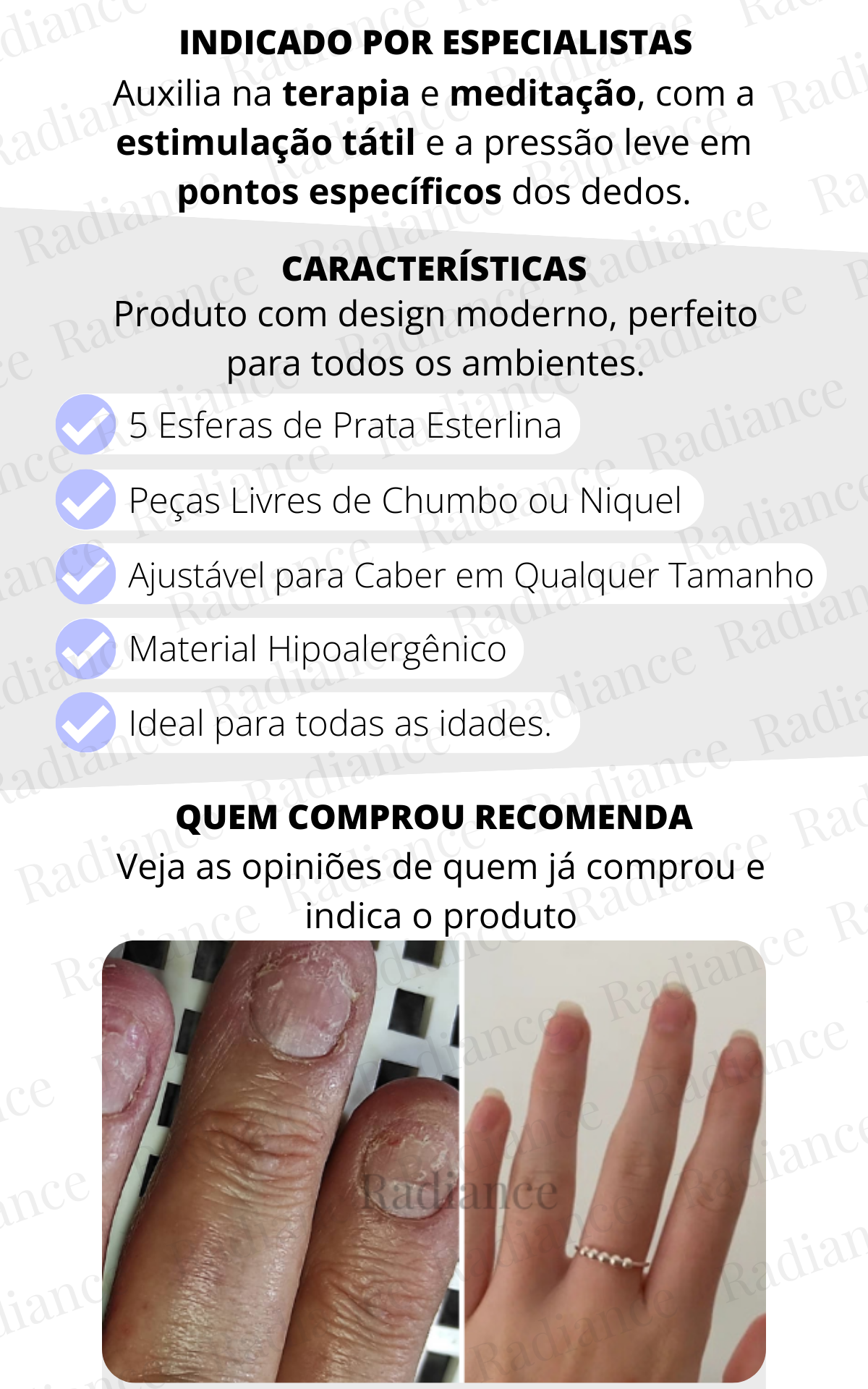 Anel de Alívio da Ansiedade Ajustável - (Compre 1 Leve 2)