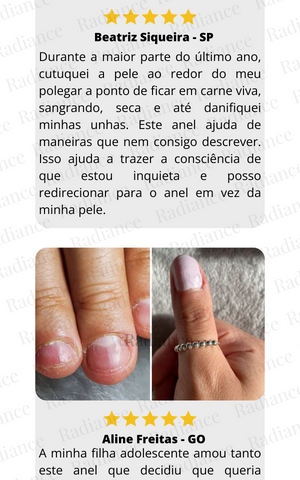 Anel de Alívio da Ansiedade Ajustável - (Compre 1 Leve 2)