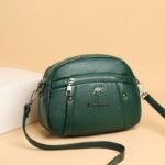 Bolsa Couro Jade verde