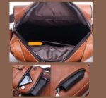 Bolsa de Couro Mascuina marrom