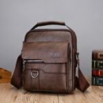 Bolsa de Couro Mascuina marrom