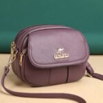 Bolsa de Couro roxa