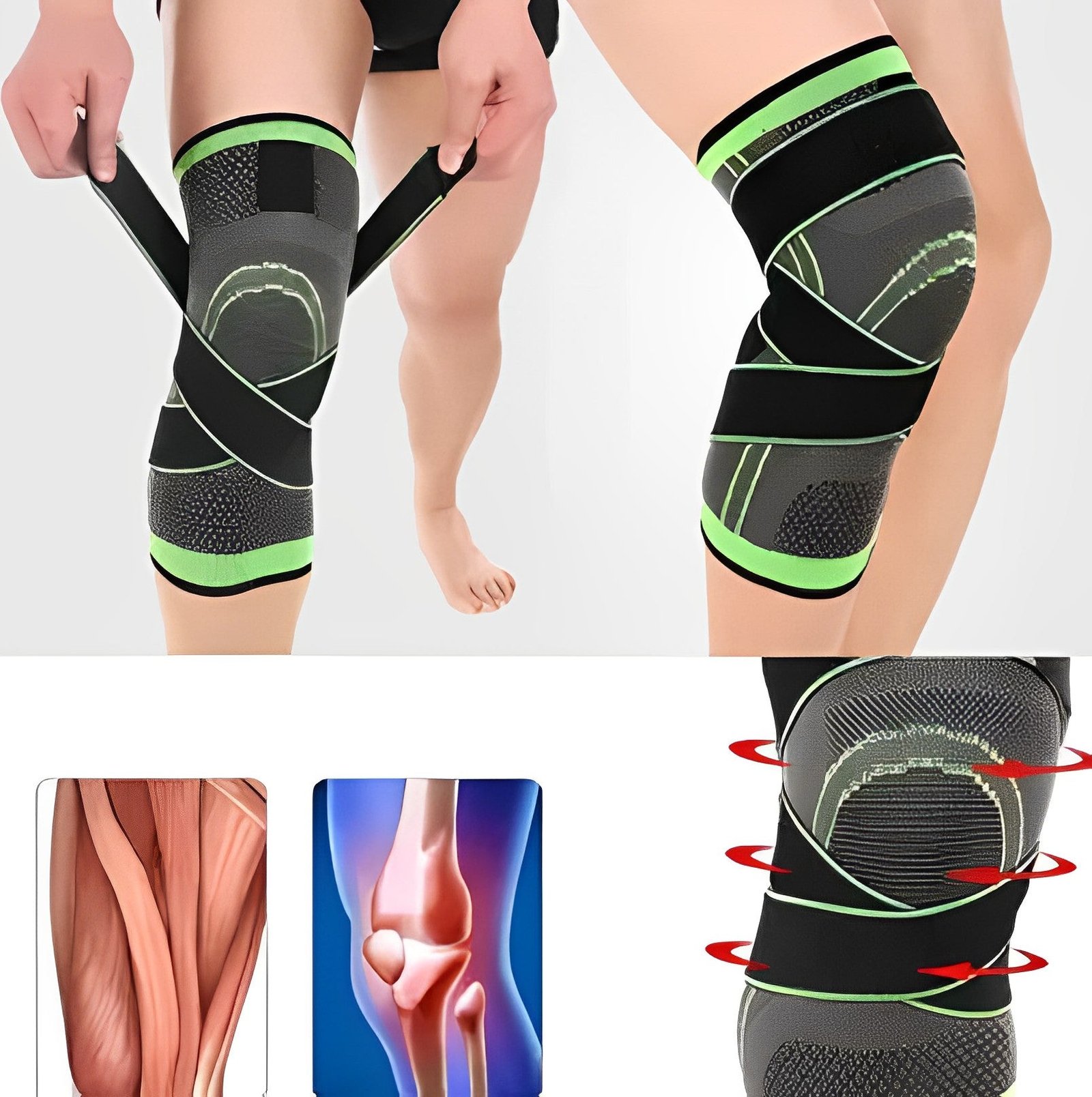Joelheiras Ortopédica OrtoMaster™(PAR) 2 Joelheira Ortopédica