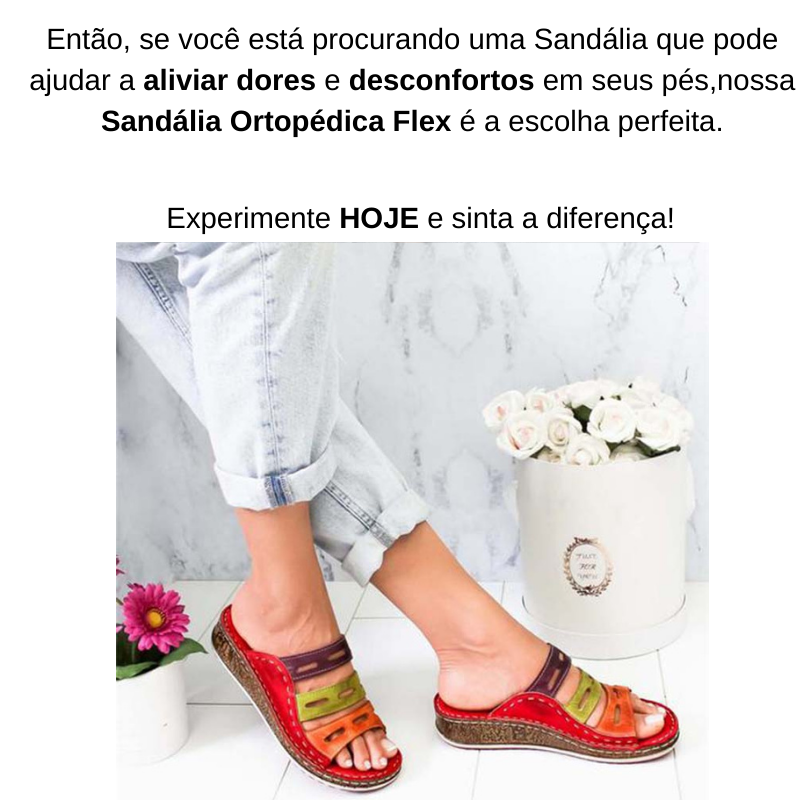 Sandália Ortopédica Flex