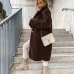 Casaco teddy feminino