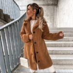 Casaco teddy feminino