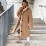 Casaco teddy feminino