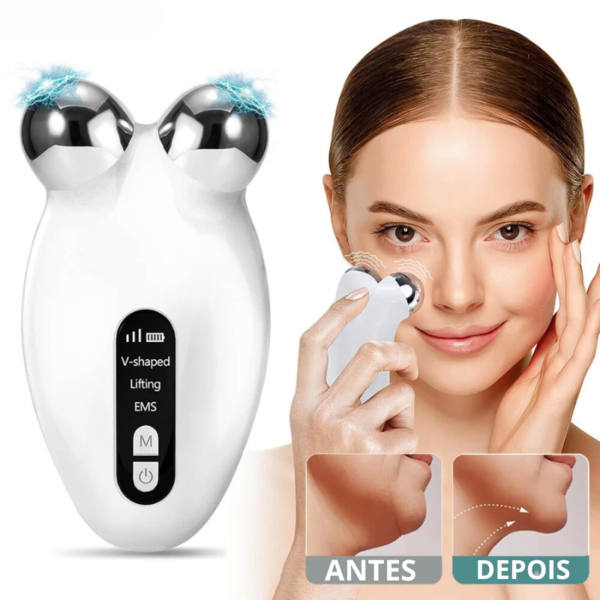 Massageador Facial Elétrico Antirrugas