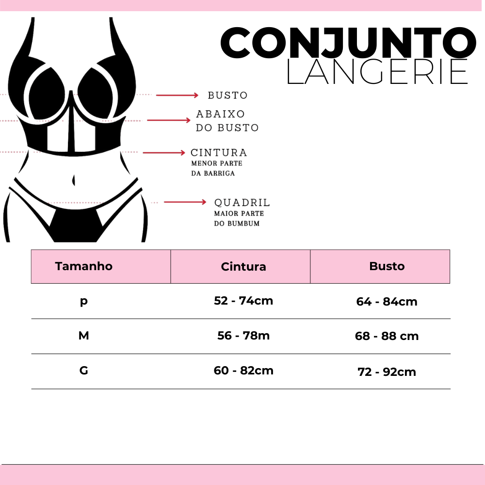Conjunto Lingerie Sensual Floral de Renda Preto 4 CONJUNTO 5