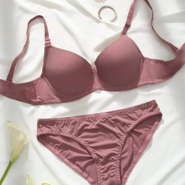 Conjunto Lingerie Feminino Rosa