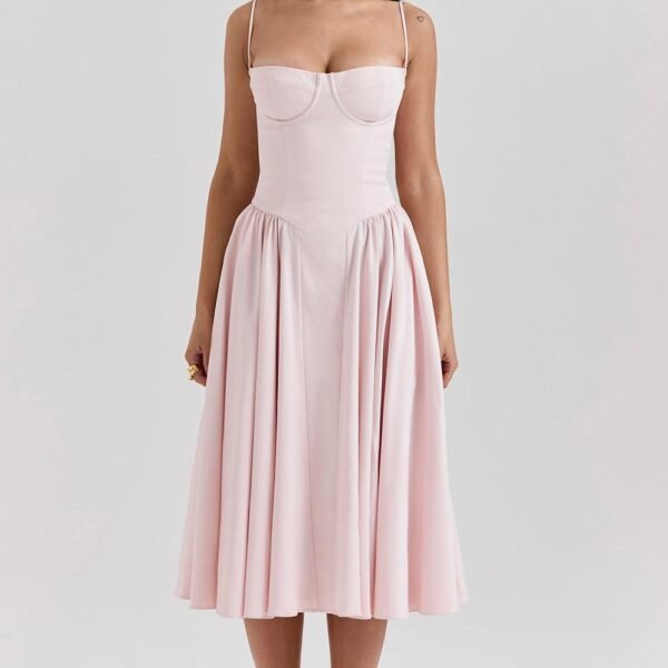 Vestido Midi Bustier Anne
