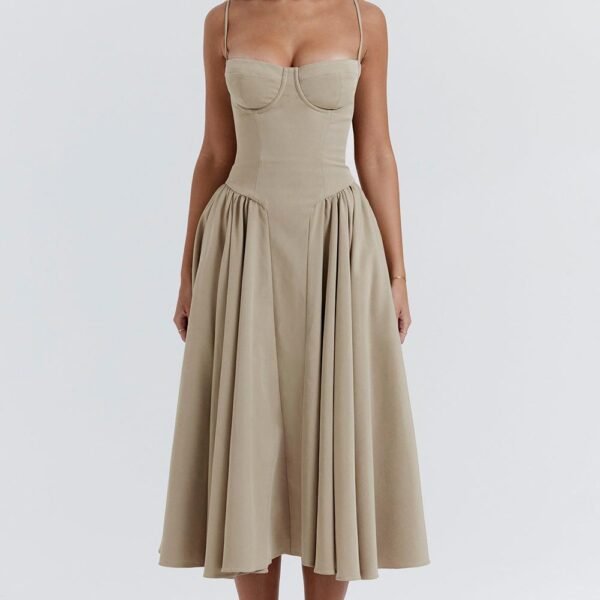 Vestido Midi Bustier Anne