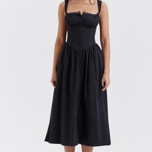 Vestido Midi Bustier Lauren